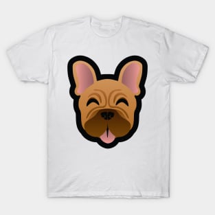 Black Masked French Bulldog T-Shirt